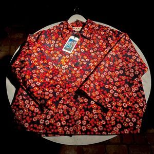 [New] Marni Flower Print Cropped Chore Jacket 2021